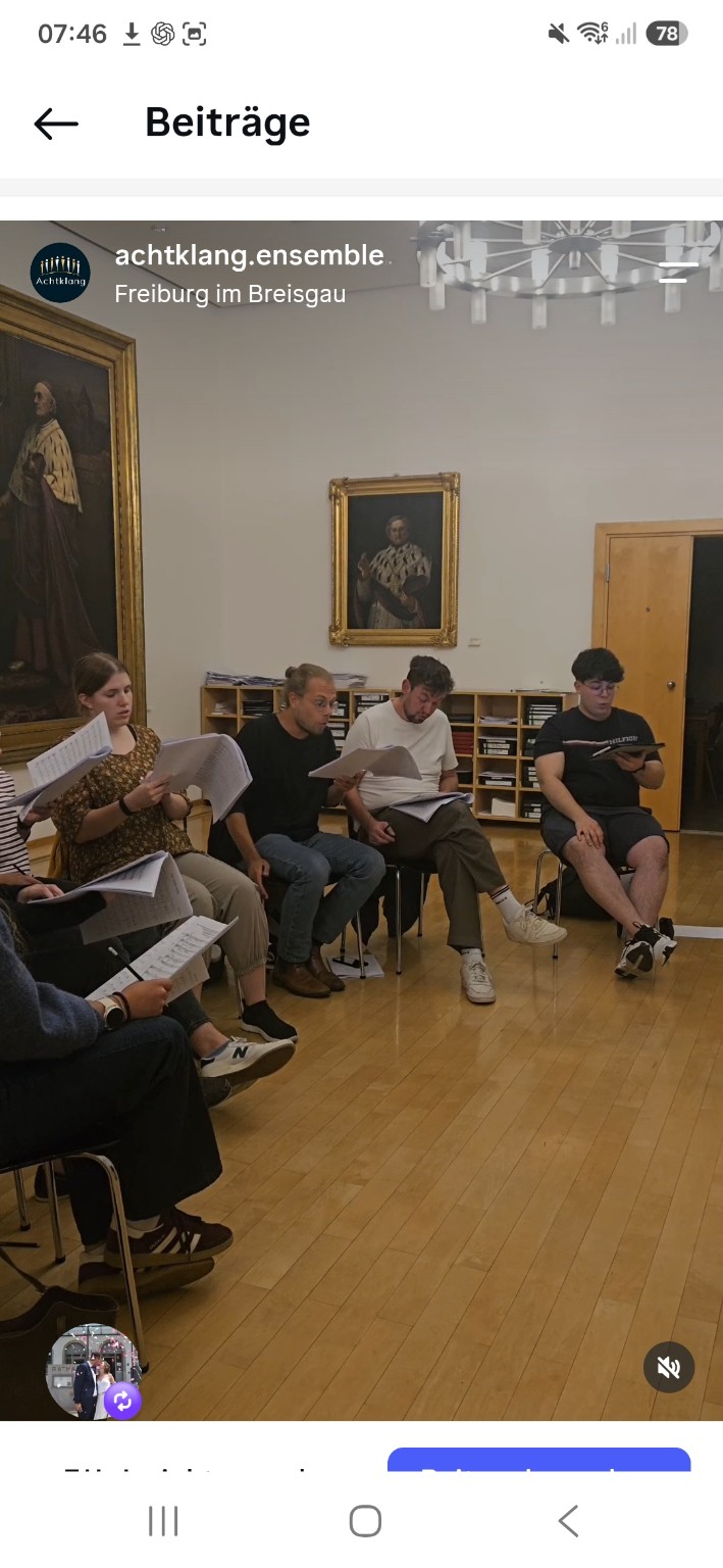 Achtklang bei einer Probe – Foto 3